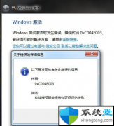 win7 2004ϵͳ0xc004e003취